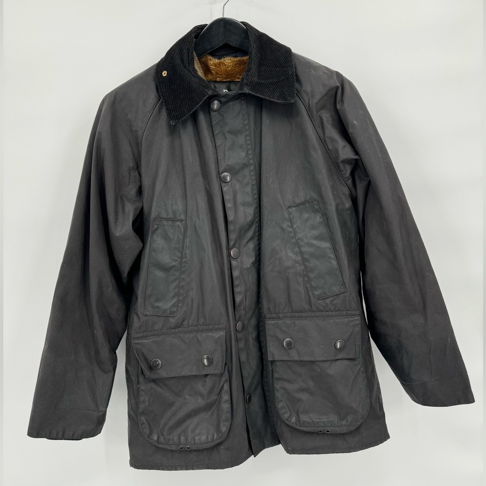 Barbour Bedale Oiled Jacket Size 36 Pile Lining made in England